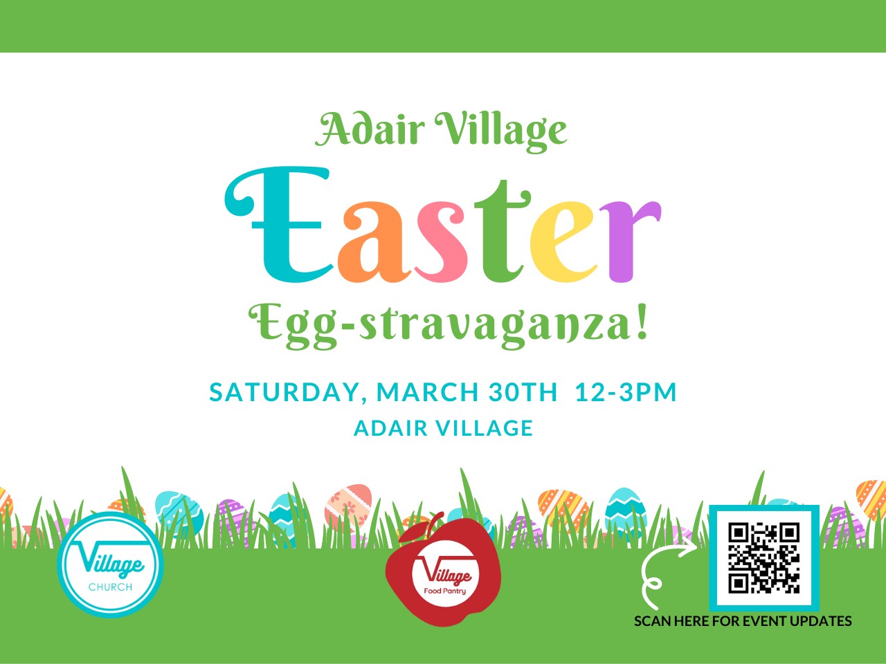 Village Church Event Flyer | Adair Village